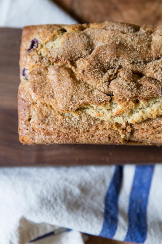 Blueberry Bread Recipe • theVintageMixer.com