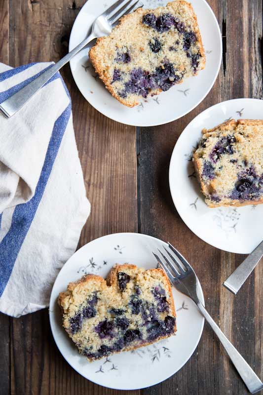 Blueberry Bread Recipe • theVintageMixer.com