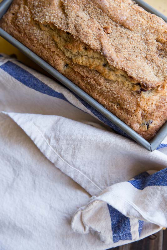 Blueberry Bread Recipe • theVintageMixer.com