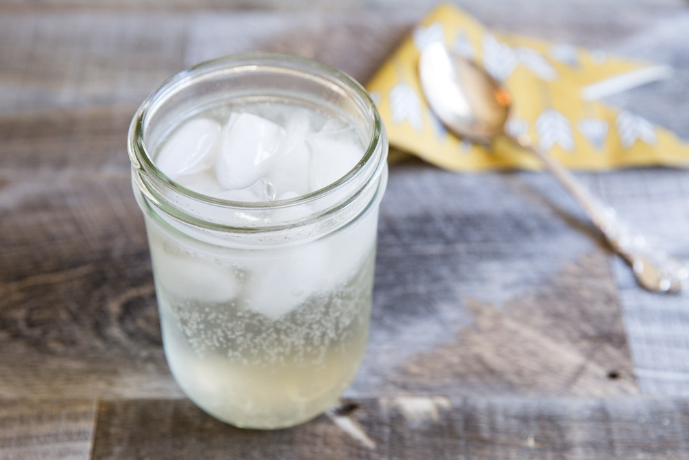 Apricot Shrub Soda • theVintageMixer.com