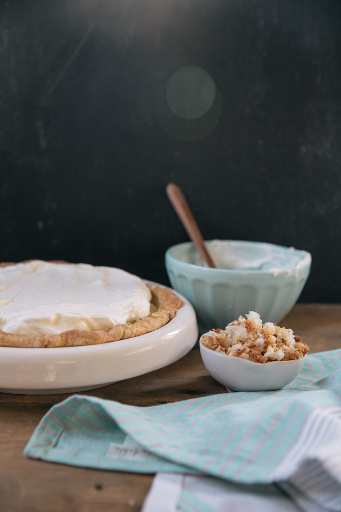 Classic Coconut Cream Pie Recipe • theVintageMixer.com