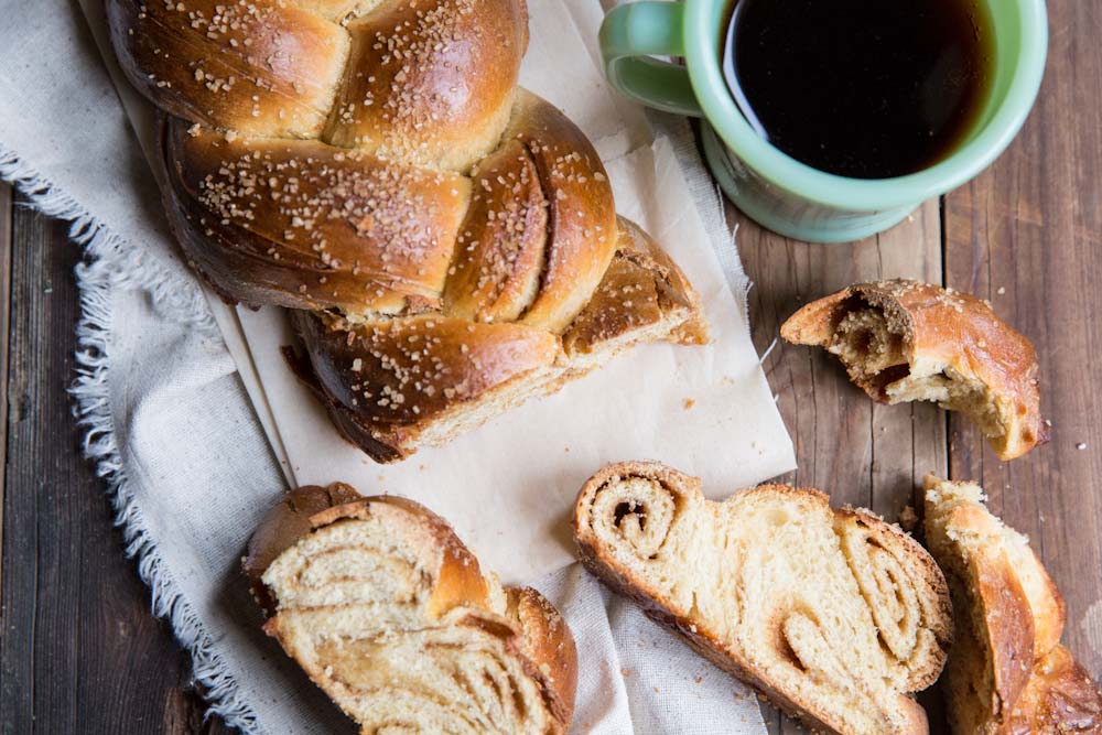  recette de challah à la cannelle * theVintageMixer.com