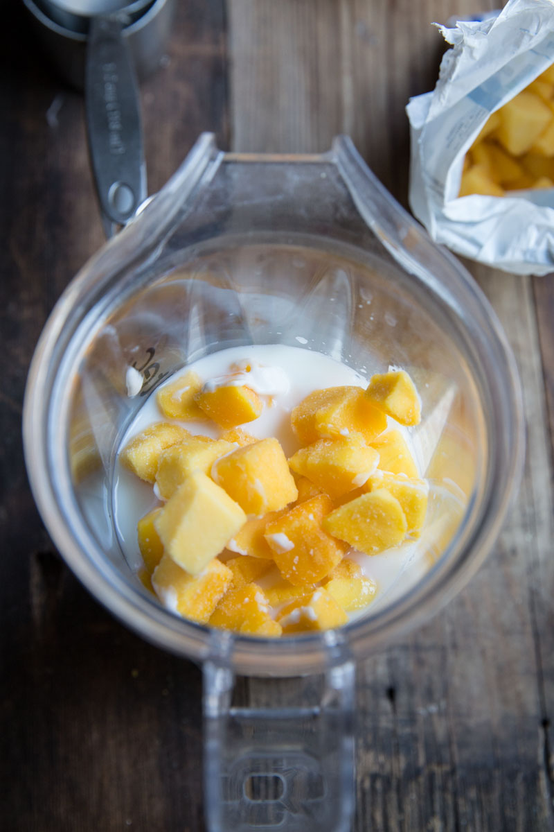 Mango Lassi Recipe • theVintageMixer.com #mango #smoothie