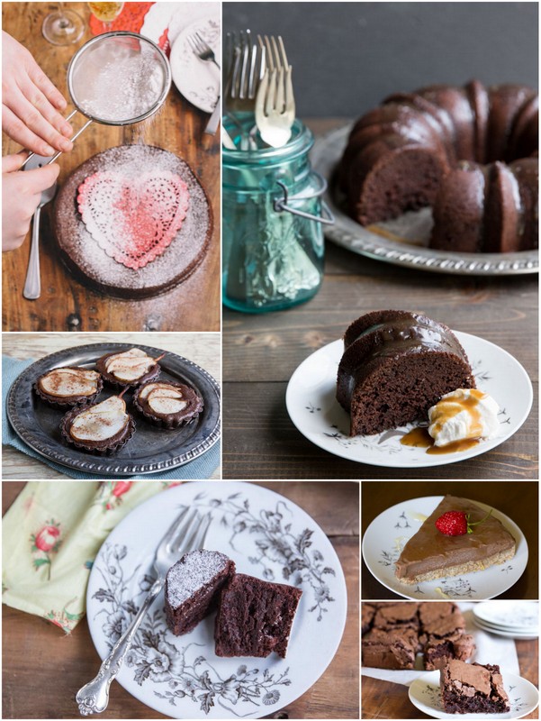 Chocolate Recipes for Valentines Day • theVintageMixer.com #chocolate #ValentinesDayRecipes