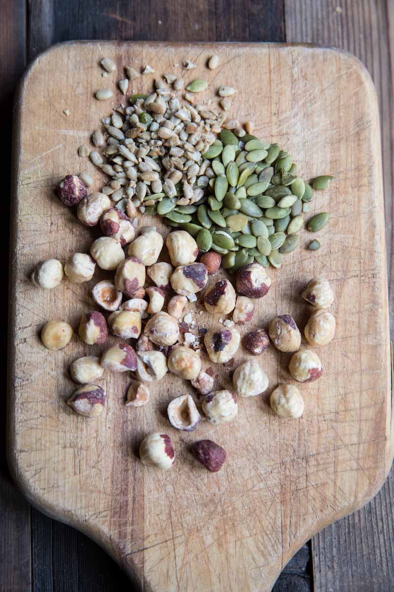 acorn squash bread recipe with seeds and nuts • theVintageMixer.com #bread