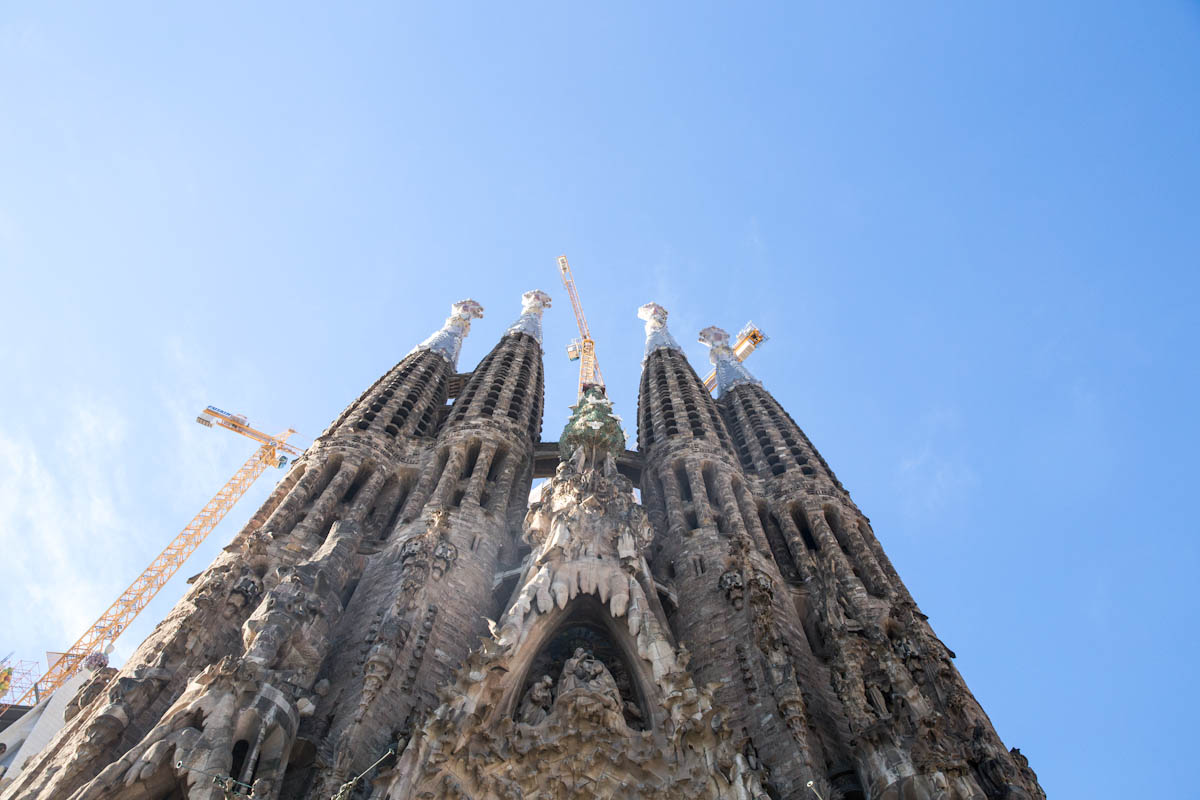 Segrada Familia in Barcelona Spain #barcelona #segradafamilia