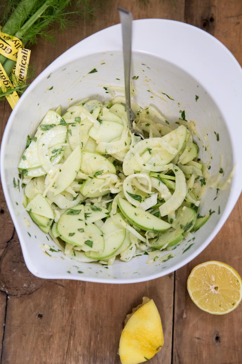 Apple Fennel Salad | Vintage Mixer