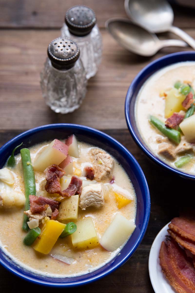 Chicken Corn Chowder | Vintage Mixer