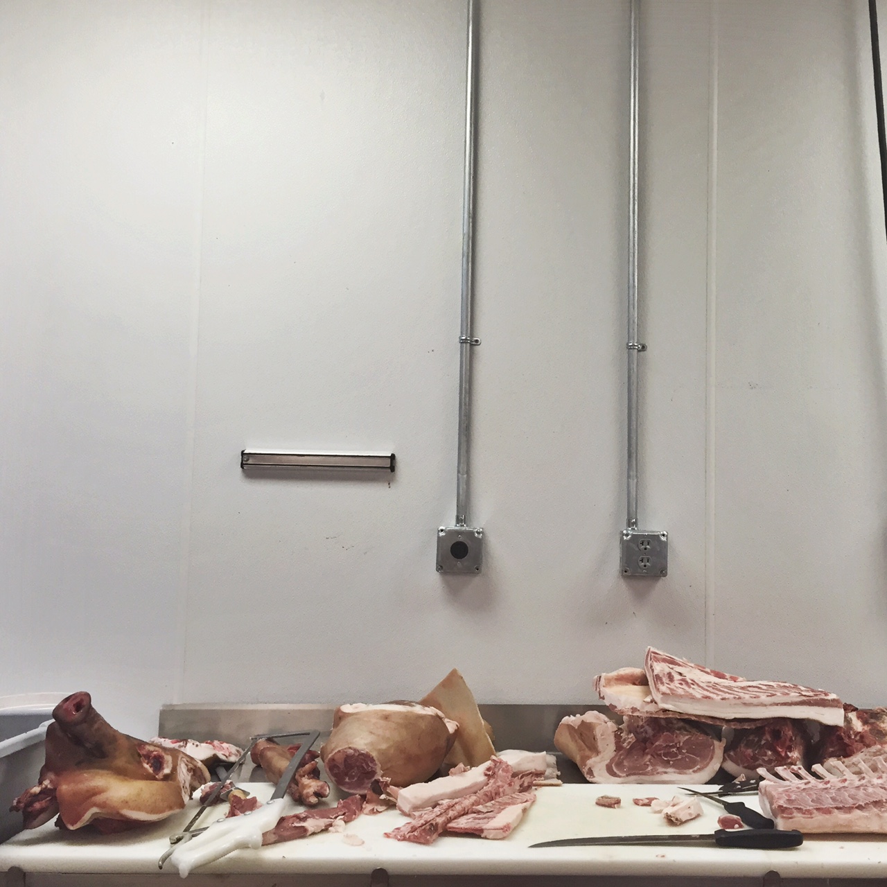 culinary school butchering • theVintageMixer.com #culinaryschool