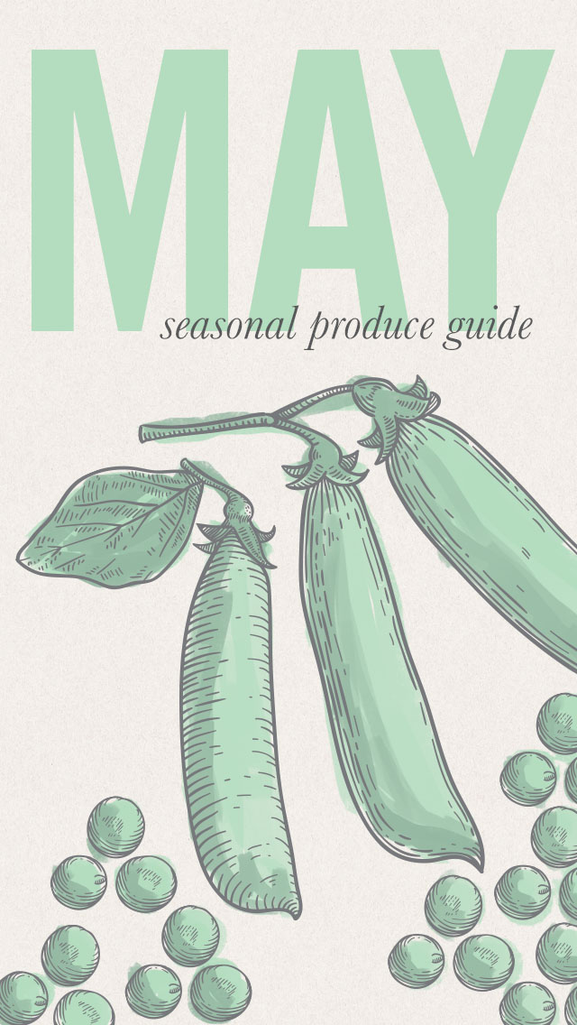 May Seasonal Produce Guide • theVintageMixer.com #eatseasonal