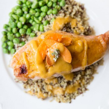 apricot chicken recipe • theVintageMixer.com #eatseasonal