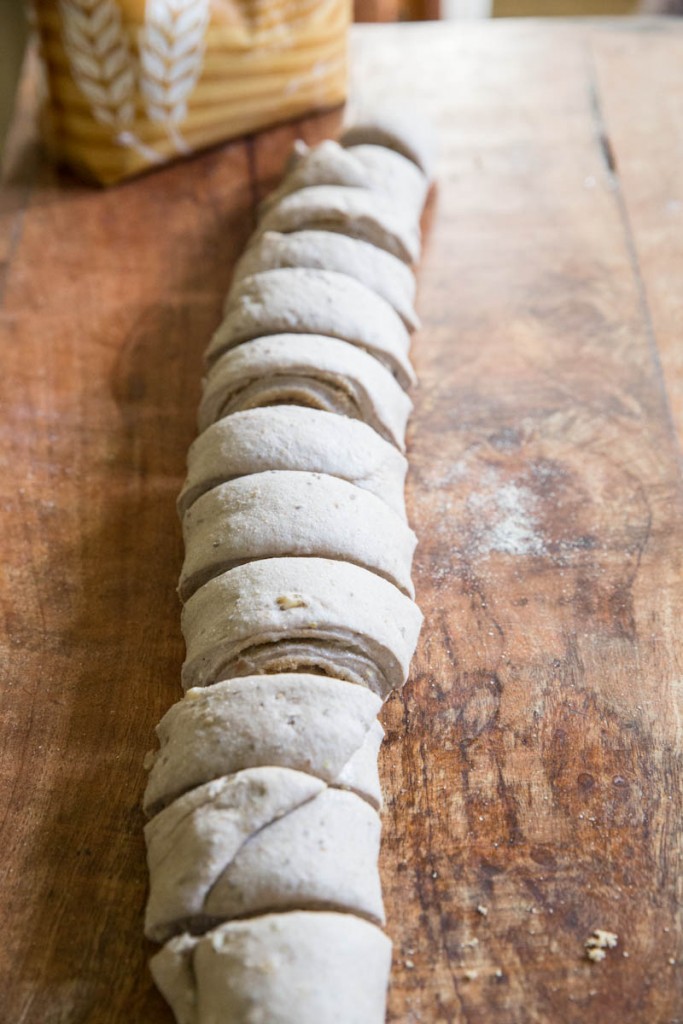 Blood Orange Sourdough Sweet Rolls • theVintageMixer.com #sourdoughrecipe #bloodorange #cinnamonrolls #valentinesrecipe