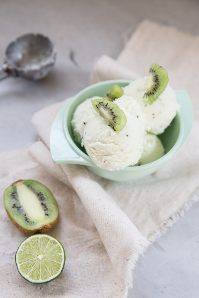 Kiwi sorbet ice online cream maker