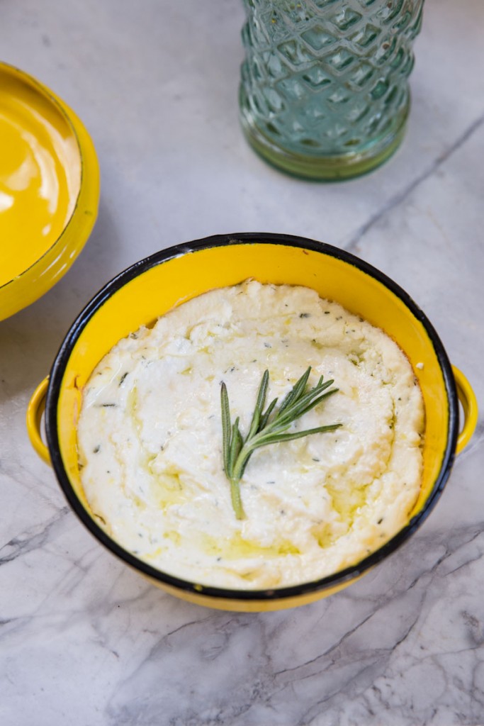 Baked Ricotta Appetizer Recipe • theVintageMixer.com #appetizer #ricotta