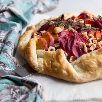 Beet and Goat Cheese Galette