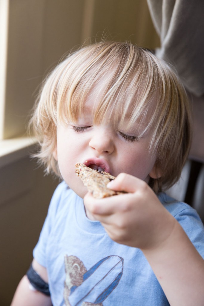 Healthy oat and nut granola bars your kids will love!