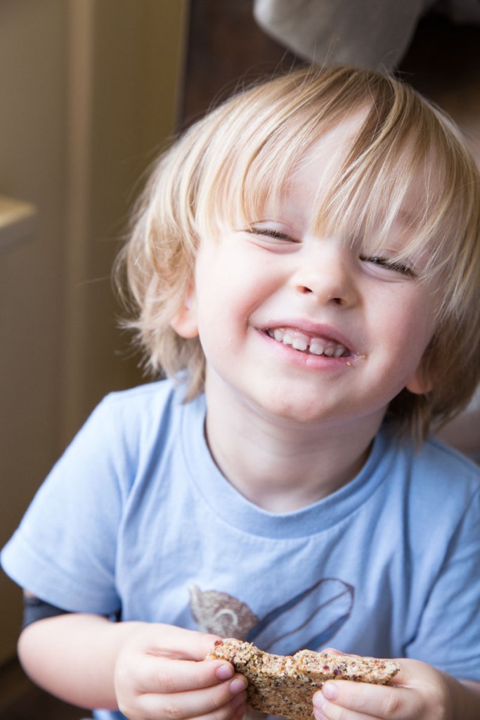 Healthy oat and nut granola bars your kids will love!