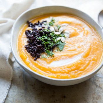 Butternut Squash Soup with Carrot and Orange