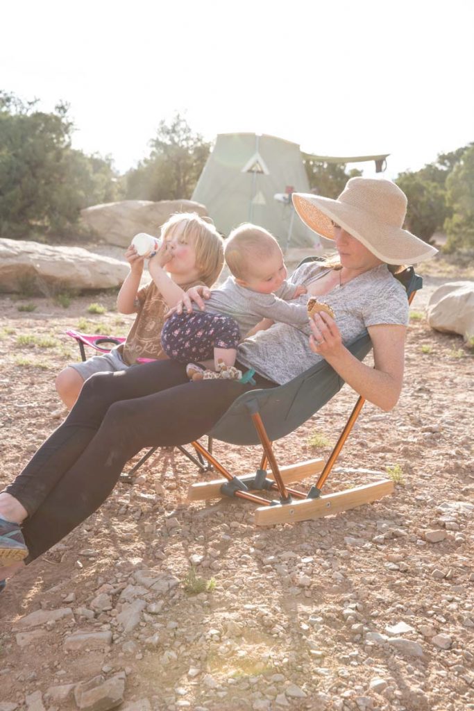 Camping in a Southern Utah