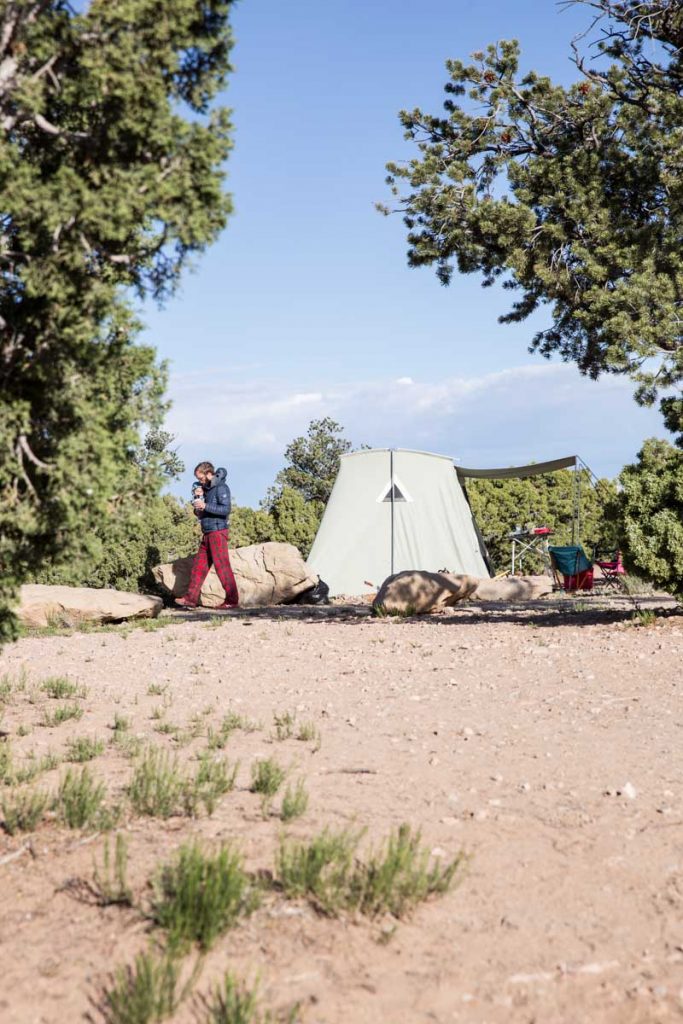 Our new Springbar Canvas Tent made our camping experience so much more comfortable