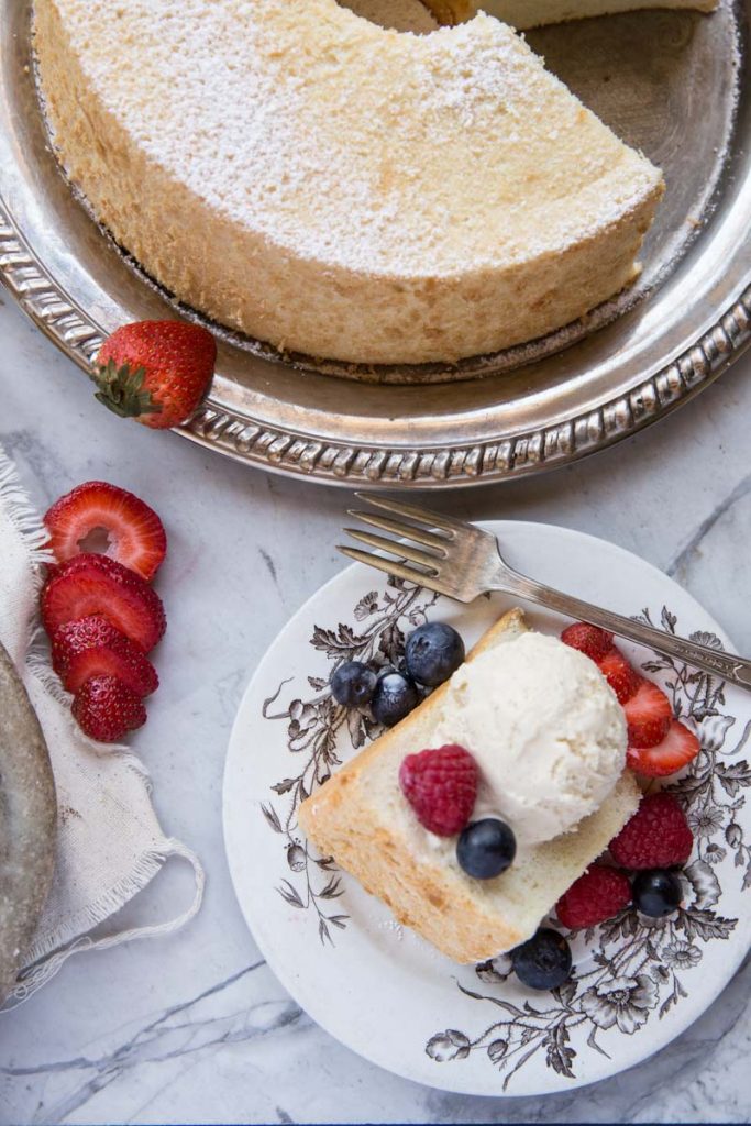 Chocolate Angel Food Cake - Cupcake Project