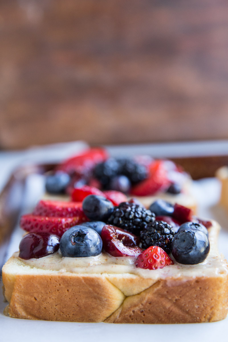 Take your toast game to the next level with French Brioche, frangipane and berries