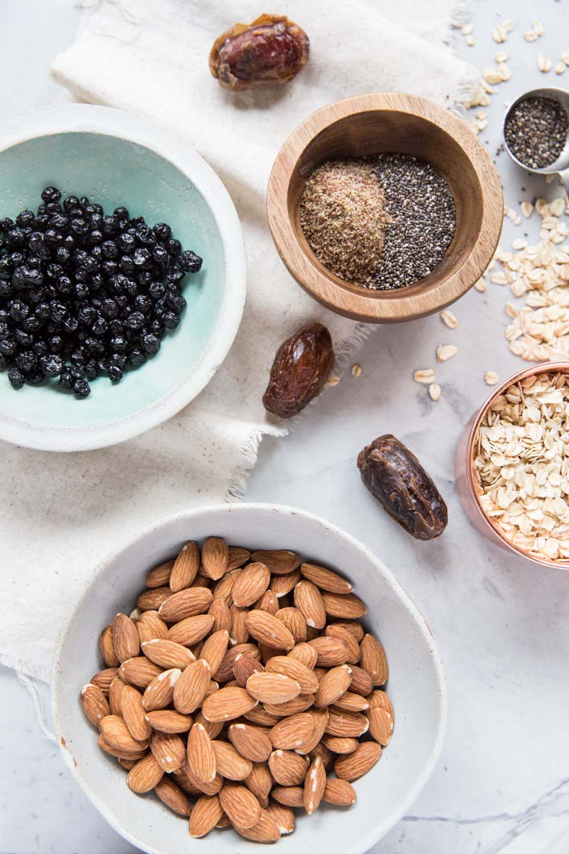 Blueberry Almond Energy Bites | Vintage Mixer