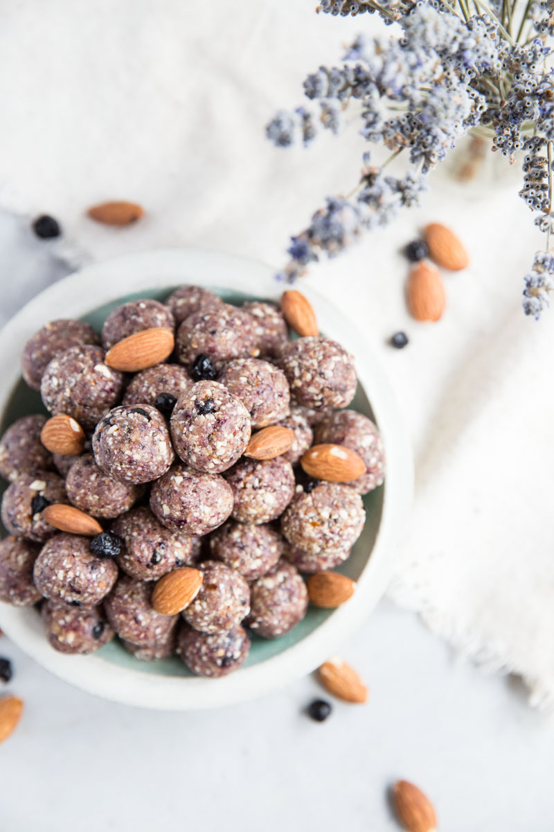 My whole family loves these Blueberry Almond Energy Bites