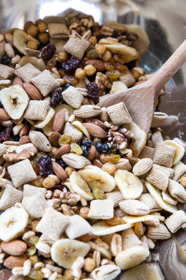 Healthy Dried Fruit and Nut Trail Mix Vintage Mixer