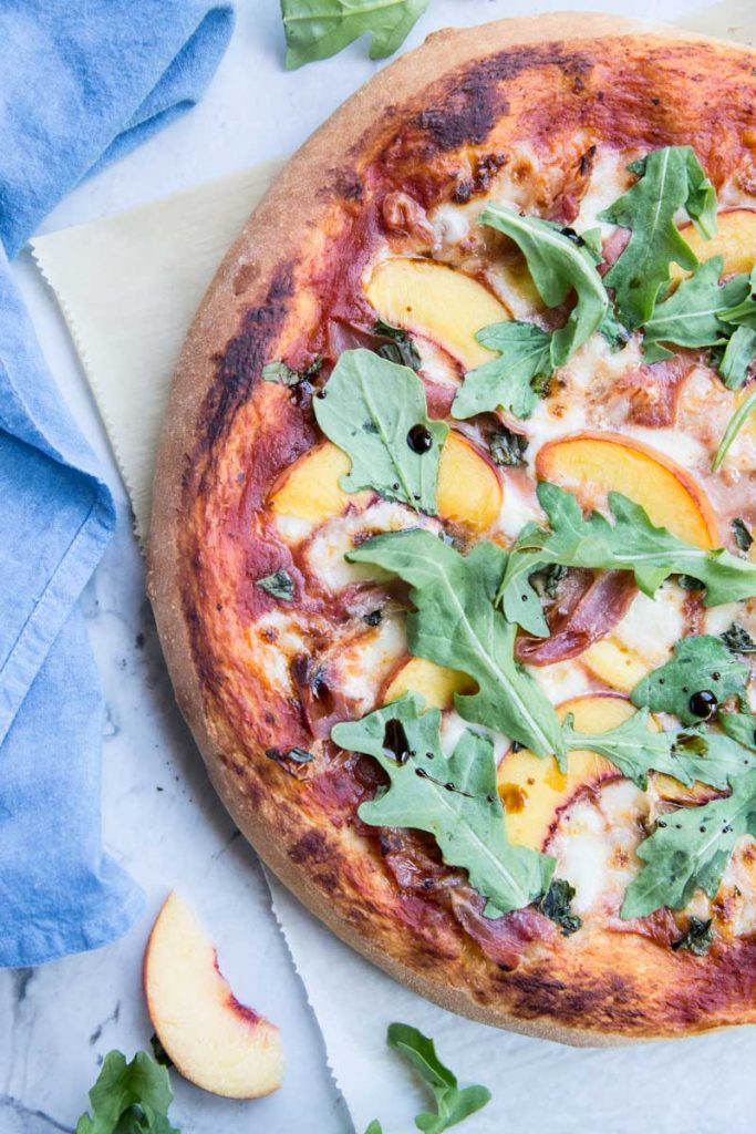 Peach and Prosciutto Pizza Recipe Vintage Mixer