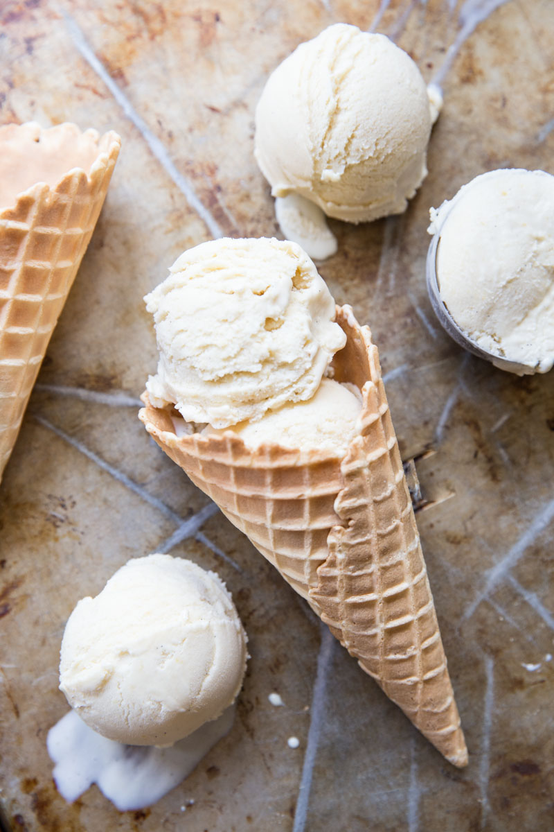 Vanilla bean ice-cream