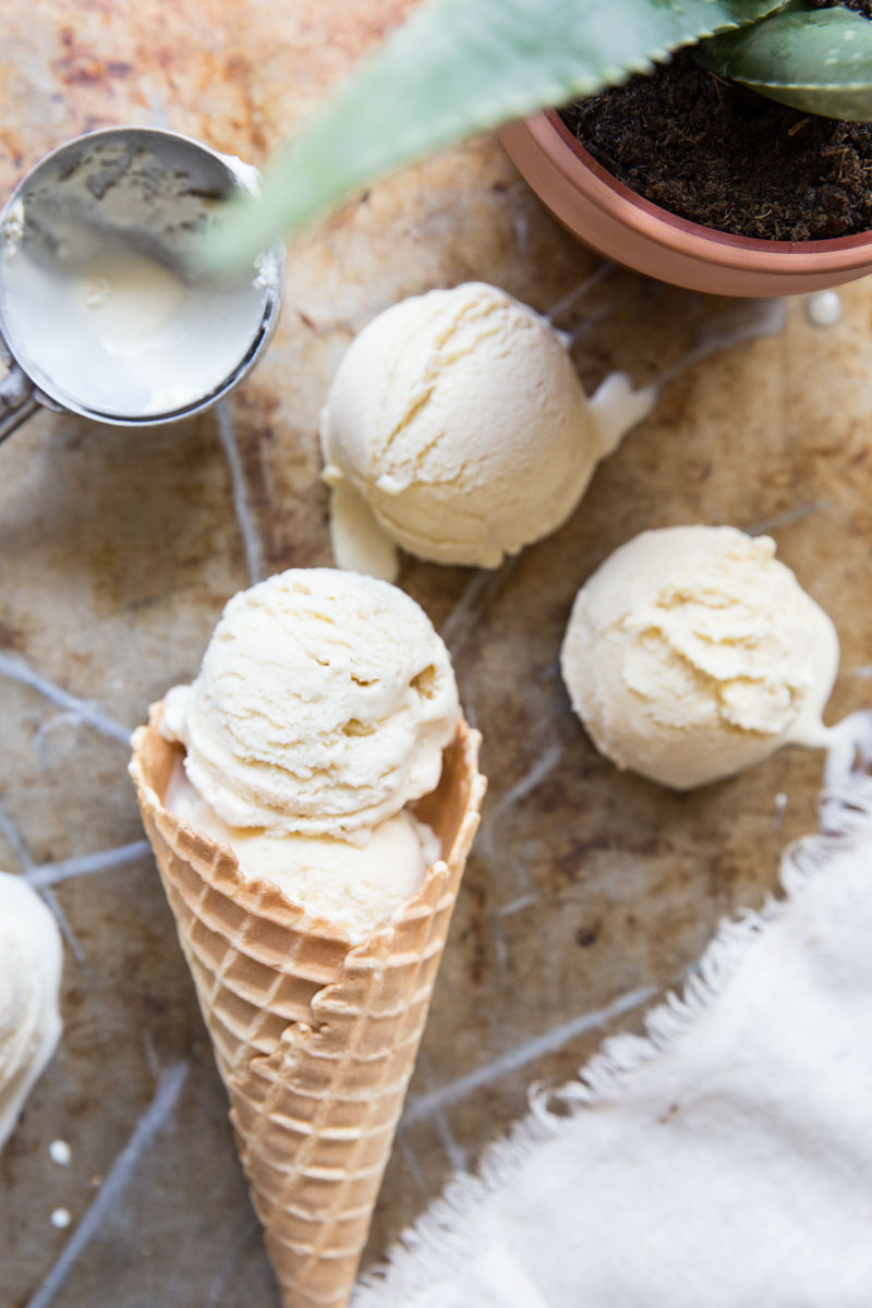 Homemade Vanilla Bean Ice Cream - Don't Waste the Crumbs