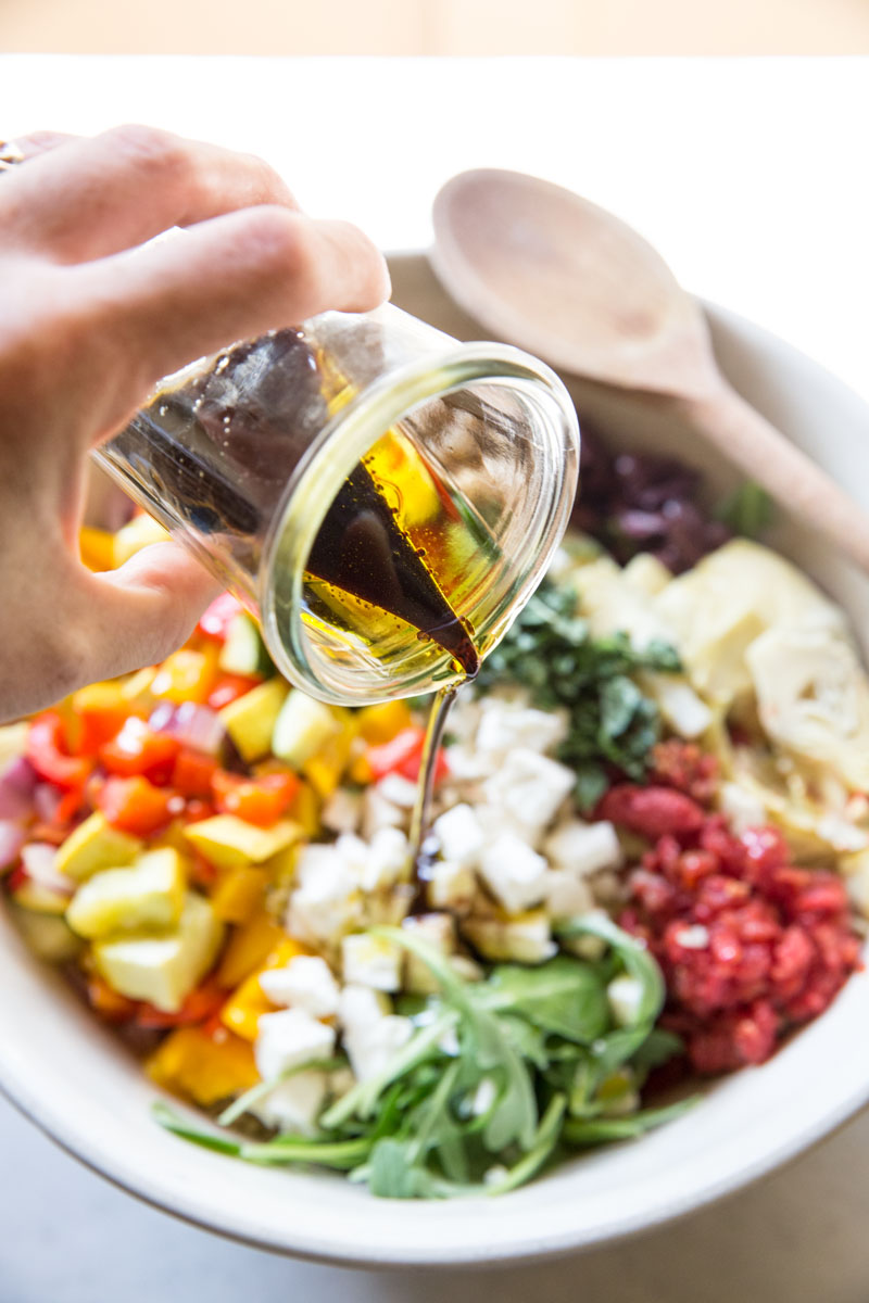 This Simple Balsamic Vinaigrette is all you need to dress this Quinoa Salad