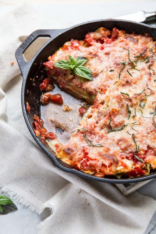One Skillet Zucchini Lasagna Recipe Vintage Mixer