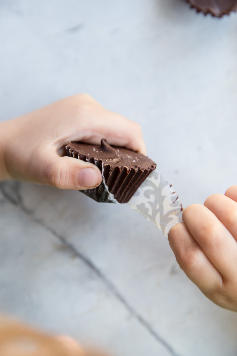 My kids love these homemade peanut butter cups!