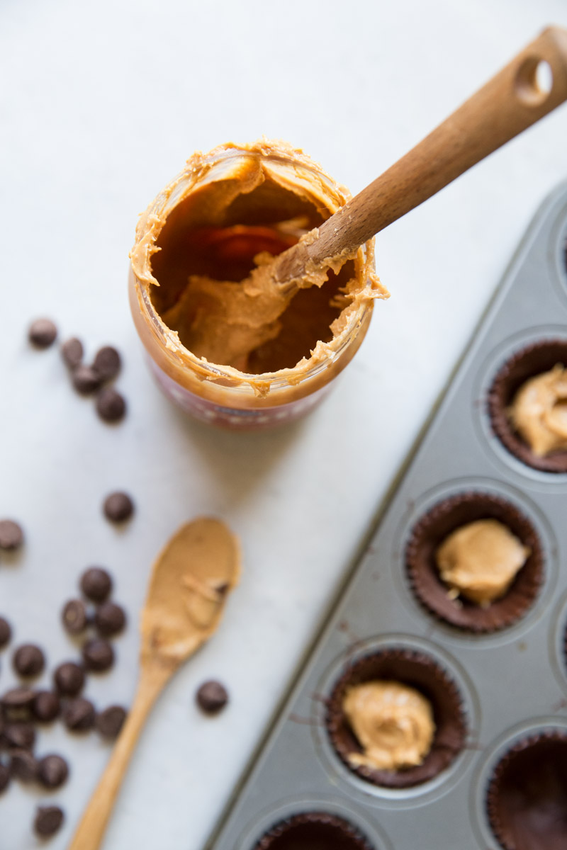 Making peanut butter cups from scratch is way easier and more fun! 