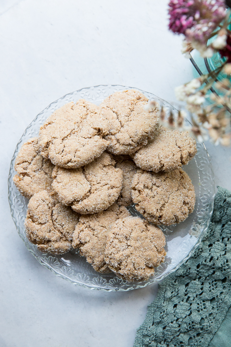 There's no guilt in these Vegan and Gluten Free Almond Butter Cookies!