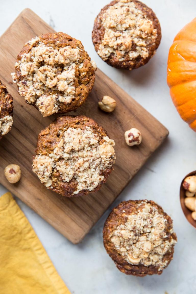 Vegan Pumpkin Hazelnut Muffins Vintage Mixer