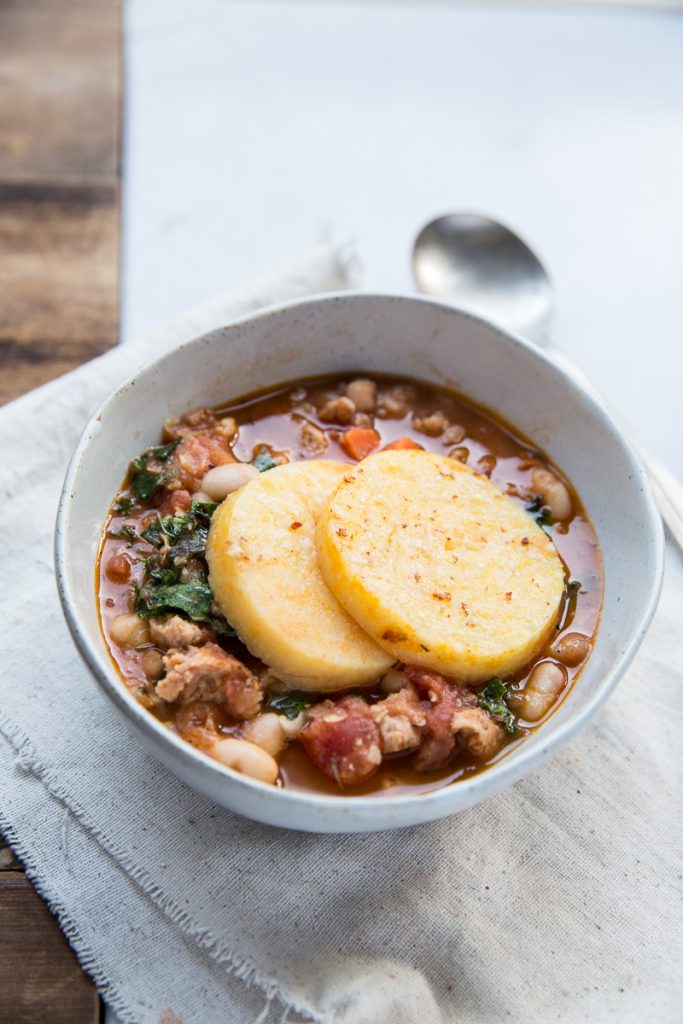 Sausage, White Bean, and Kale Cassoulet Vintage Mixer