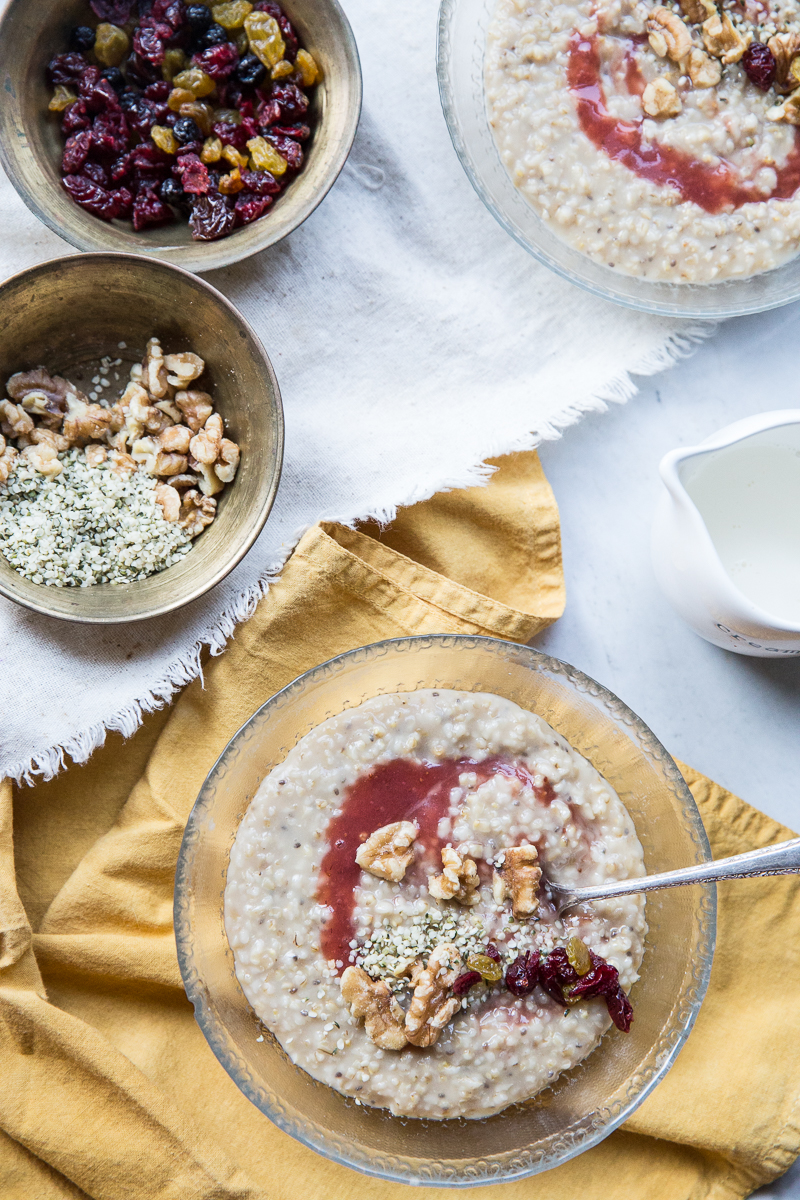 Here's an easy and super tasty recipe for Instant Pot Steel Cut Oats. 