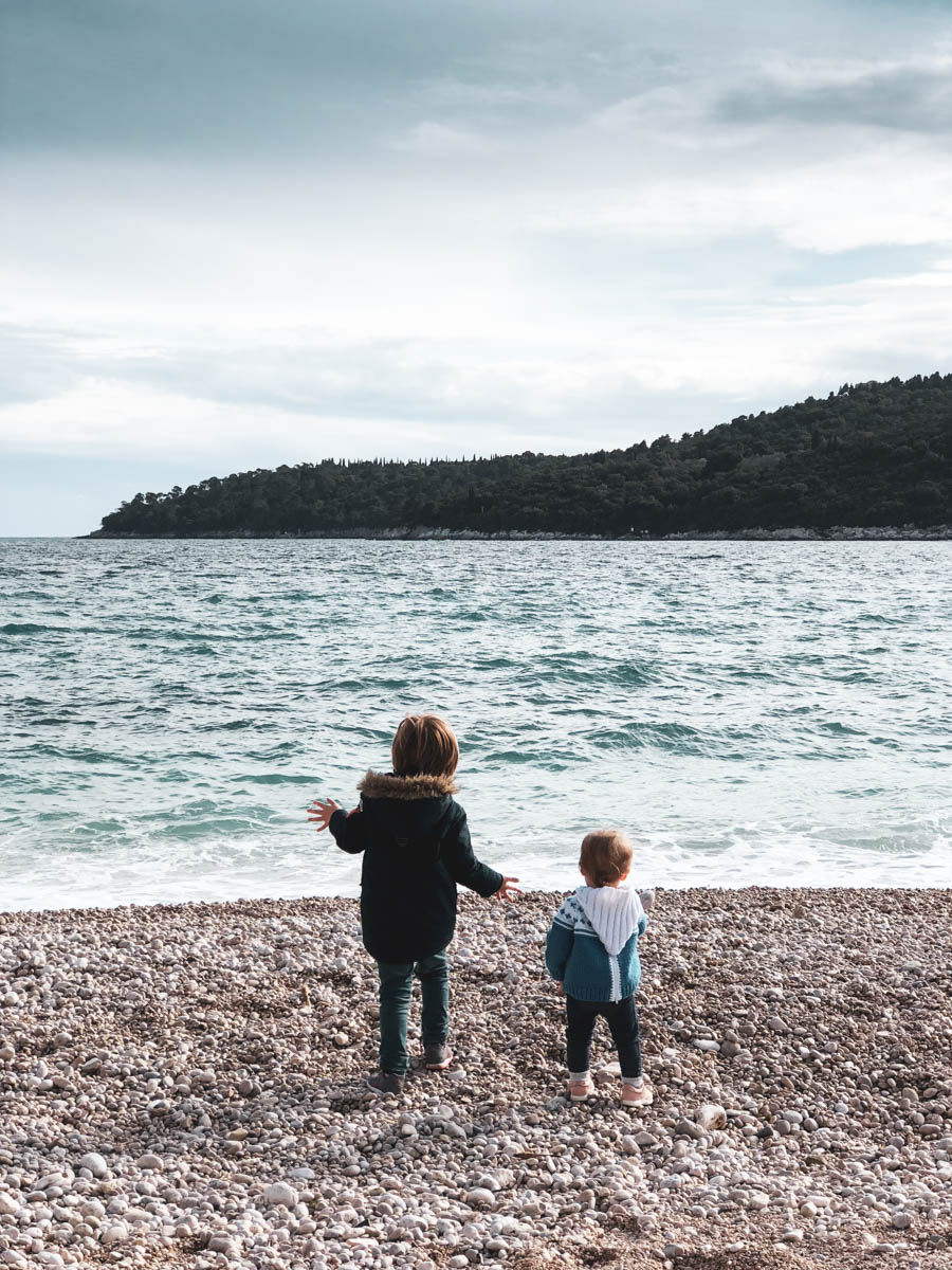 Dubrovnik Croatia is a great place in Europe to travel with kids as the city has beautiful beaches and is very kid friendly