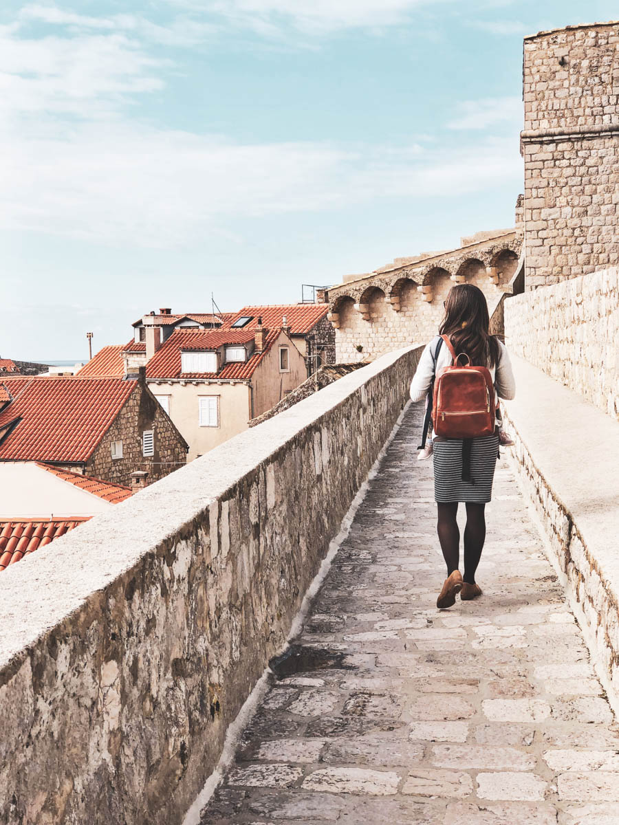 Walking the City Walls are a must if traveling as a family in Dubrovnik