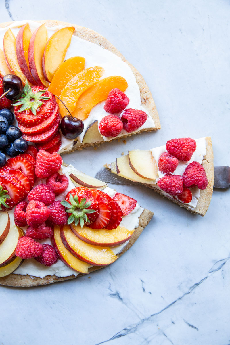 Love this healthy version of fruit pizza just as much as any of the classic recipes.